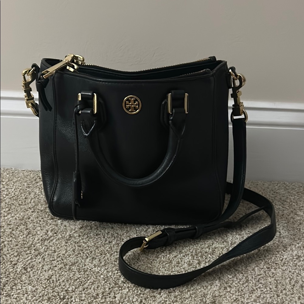 Tory Burch Black Leather Handbag